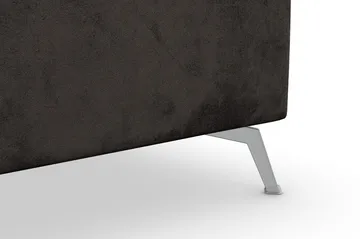 Ocean Lyx 5-sits Vändbar L-formad Hörnsoffa i Sammet - Mörkgrå - Products - Möbler - Soffa - Hörnsoffa