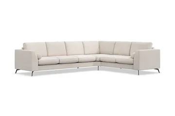 Ocean Lyx 5-sits Vändbar L-formad Hörnsoffa i Tyg - Beige - Products - Möbler - Soffa - Hörnsoffa