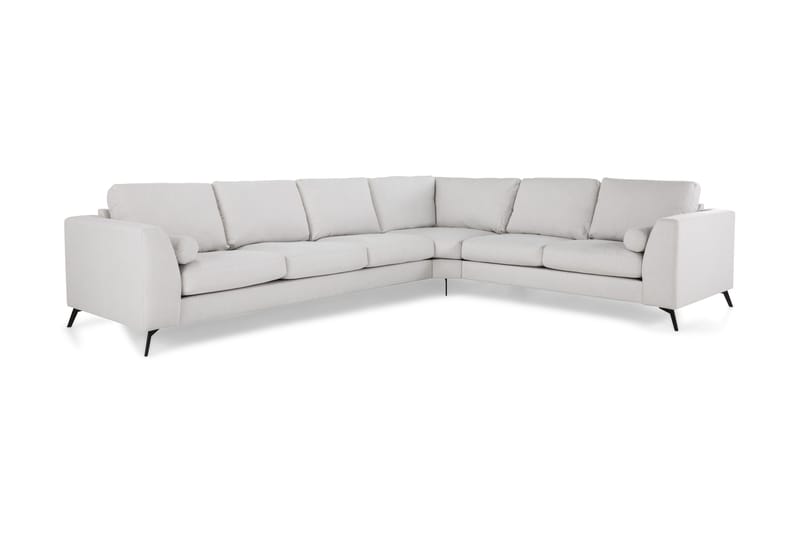 Ocean Lyx 5-sits Vändbar L-formad Hörnsoffa i Tyg - Ljusgrå - Products - Möbler - Soffa - Hörnsoffa