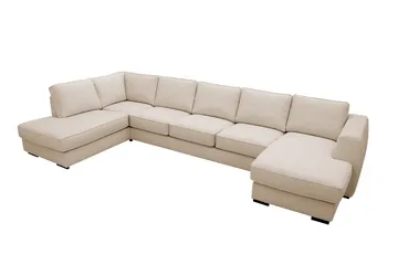 Optus 6-sits U-soffa med Divan och schäslong höger - Beige - Products - Möbler - Soffa - U-soffa