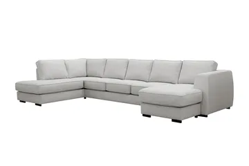 Optus 6-sits U-soffa med Divan och schäslong höger - Ljusgrå - Products - Möbler - Soffa - U-soffa