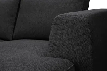 Optus 6-sits U-soffa med Divan och schäslong höger - Svart - Products - Möbler - Soffa - U-soffa