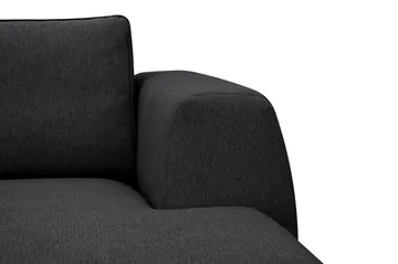Optus 6-sits U-soffa med Divan och schäslong höger - Svart - Products - Möbler - Soffa - U-soffa