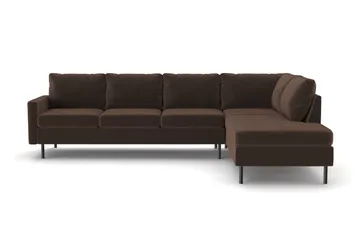 Peppe 4-sits Högervänd L-formad Schäslongsoffa i Manchester