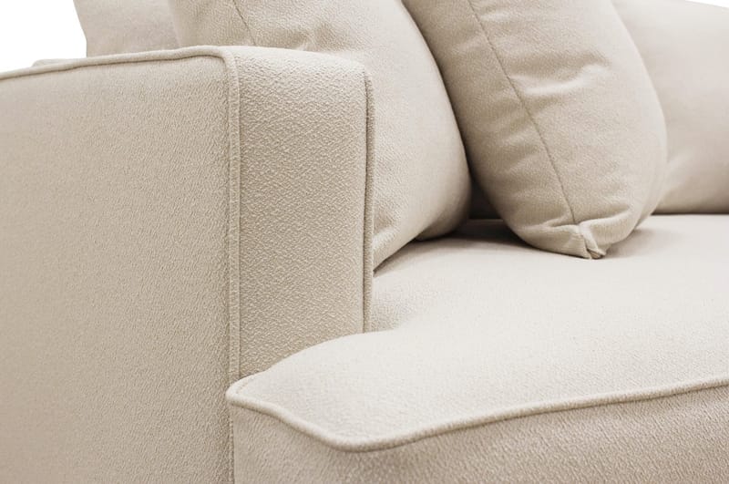 Rossita 3-sits Djup Soffa i Bouclé - Beige - Products - Möbler - Soffa - 3 sits soffa