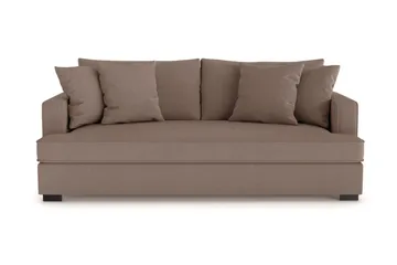 Rossita 3-sits Djup Soffa med hel dyna i Tyg