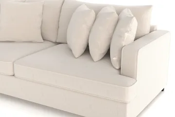 Rossita 4-sits Djup Soffa i Manchester - Beige - Products - Möbler - Soffa - 4 sits soffa