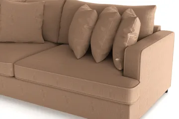 Rossita 4-sits Djup Soffa i Manchester - Brun - Products - Möbler - Soffa - 4 sits soffa