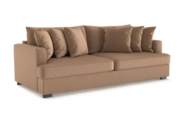 Rossita 4-sits Djup Soffa i Manchester - Brun - Products - Möbler - Soffa - 4 sits soffa