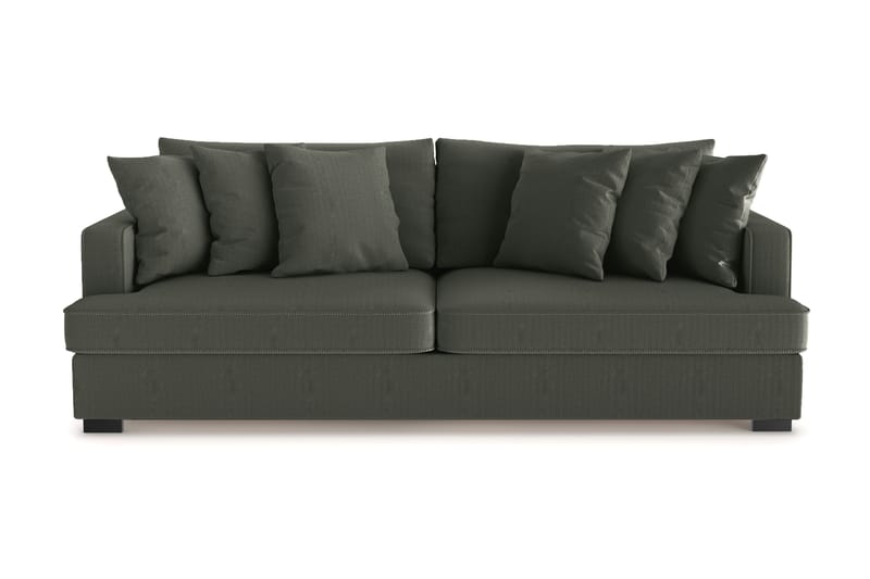 Rossita 4-sits Djup Soffa i Manchester - Mörkgrön - Products - Möbler - Soffa - 4 sits soffa
