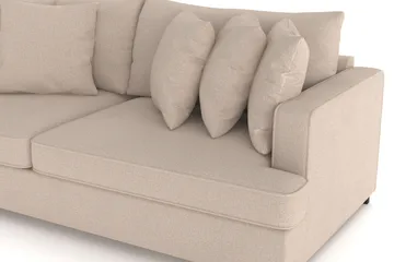 Rossita 4-sits Djup Soffa i Tyg - Beige - Products - Möbler - Soffa - 4 sits soffa