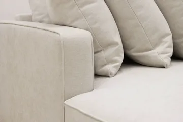 Rossita 5-sits Högervänd U-formad Djup Soffa med Divan och Schäslong i Tyg - Beige - Products - Möbler - Soffa - U-soffa