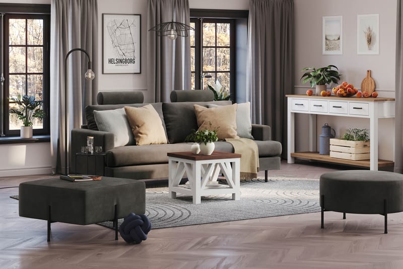 Menard Compact Nackkudde Soffa 51 cm - Mörkgrå - Products - Möbler - Soffa - Sofftillbehör - Nackstöd soffa