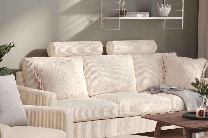 Peppe Nackstöd - Beige - Products - Möbler - Soffa - Sofftillbehör - Nackstöd soffa