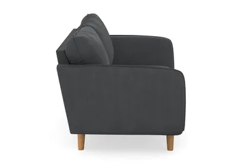 Trend Lyx 2-sits Manchestersoffa - Mörkgrå - Products - Möbler - Soffa - 2 sits soffa
