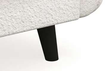 Trend Lyx 2-sits Soffa i Bouclé - Vit - Products - Möbler - Soffa - 2 sits soffa