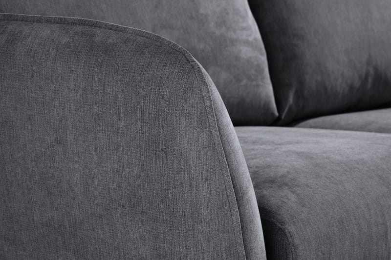 Trend Lyx 2-sits Soffa - Mörkgrå/Ek - Products - Möbler - Soffa - 2 sits soffa