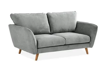 Trend Lyx 2-sits Tygsoffa - Grå - Products - Möbler - Soffa - 2 sits soffa