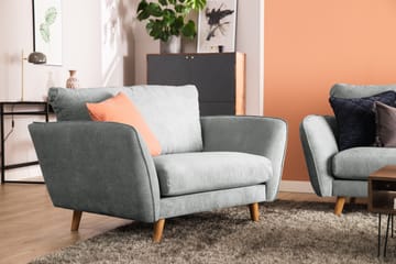 Trend Lyx 2-sits Tygsoffa - Grå - Products - Möbler - Soffa - 2 sits soffa