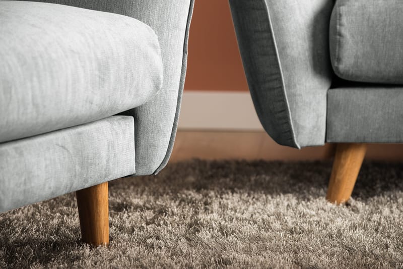 Trend Lyx 2-sits Tygsoffa - Grå - Products - Möbler - Soffa - 2 sits soffa