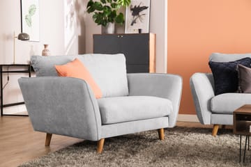 Trend Lyx 2-sits Tygsoffa - Ljusgrå - Products - Möbler - Soffa - 2 sits soffa