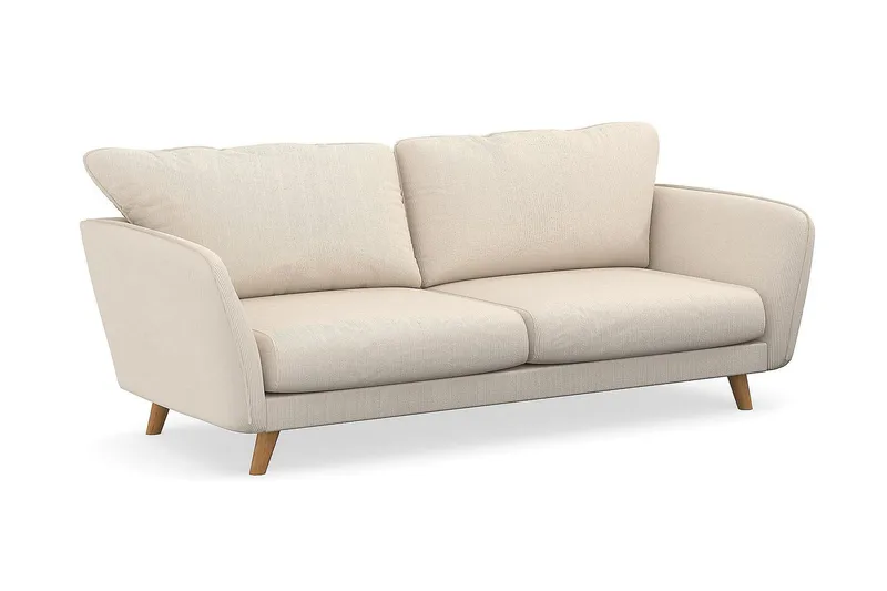 Trend Lyx 3-sits Manchestersoffa - Beige - Products - Möbler - Soffa - 3 sits soffa