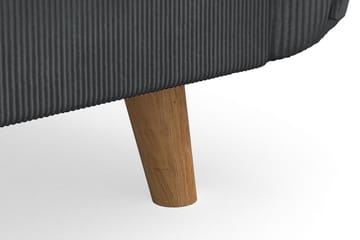 Trend Lyx 3-sits Manchestersoffa - Mörkgrå - Products - Möbler - Soffa - 3 sits soffa