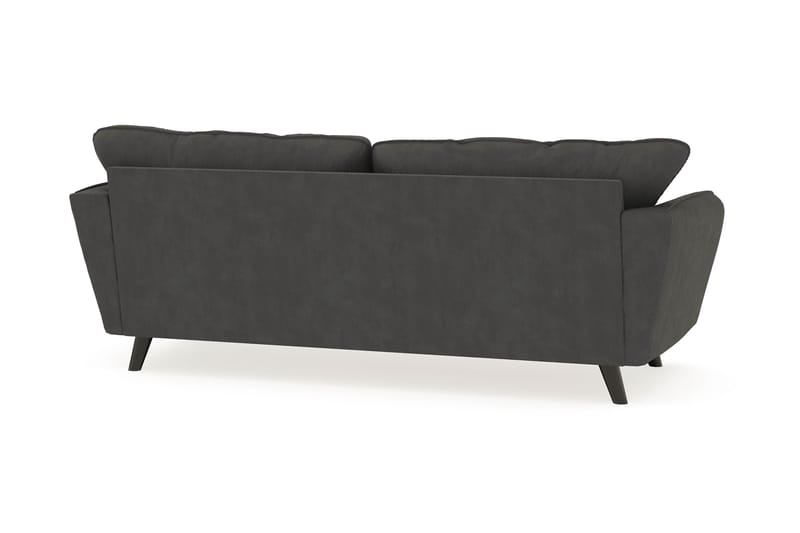 Trend Lyx 3-sits Manchestersoffa - Mörkgrå - Products - Möbler - Soffa - 3 sits soffa