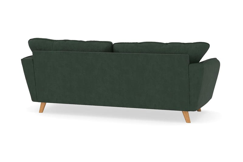 Trend Lyx 3-sits Manchestersoffa - Mörkgrön - Products - Möbler - Soffa - 3 sits soffa