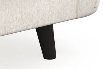 Trend Lyx 3-sits Sammetssoffa - Krämvit - Products - Möbler - Soffa - 3 sits soffa
