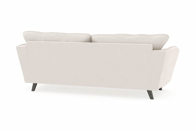Trend Lyx 3-sits Sammetssoffa - Krämvit - Products - Möbler - Soffa - 3 sits soffa