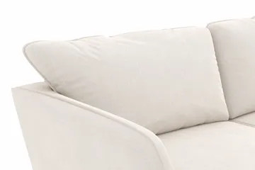 Trend Lyx 3-sits Sammetssoffa - Krämvit - Products - Möbler - Soffa - 3 sits soffa