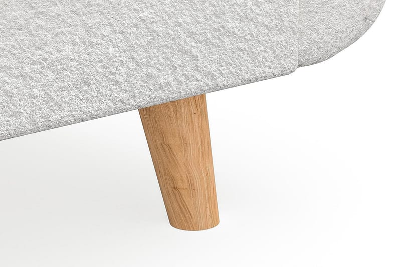 Trend Lyx 3-sits Soffa i Bouclé - Vit - Products - Möbler - Soffa - 3 sits soffa
