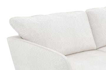 Trend Lyx 3-sits Soffa i Bouclé - Vit - Products - Möbler - Soffa - 3 sits soffa