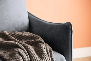 Trend Lyx 3-sits Soffa - Mörkgrå/Ek - Products - Möbler - Soffa - 3 sits soffa
