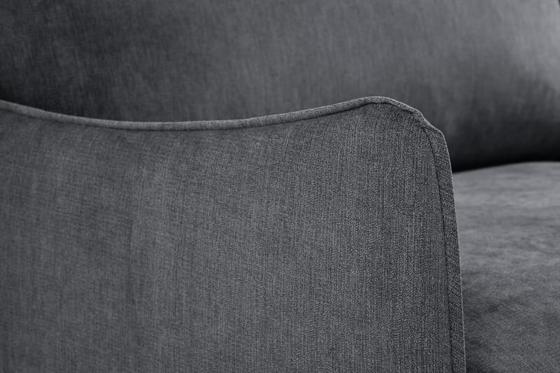 Trend Lyx 3-sits Soffa - Mörkgrå/Svart - Products - Möbler - Soffa - 3 sits soffa