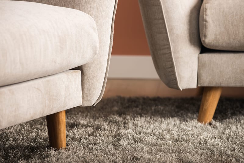 Trend Lyx 3-sits Tygsoffa - Beige - Products - Möbler - Soffa - 3 sits soffa