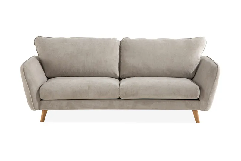 Trend Lyx 3-sits Tygsoffa, Beige