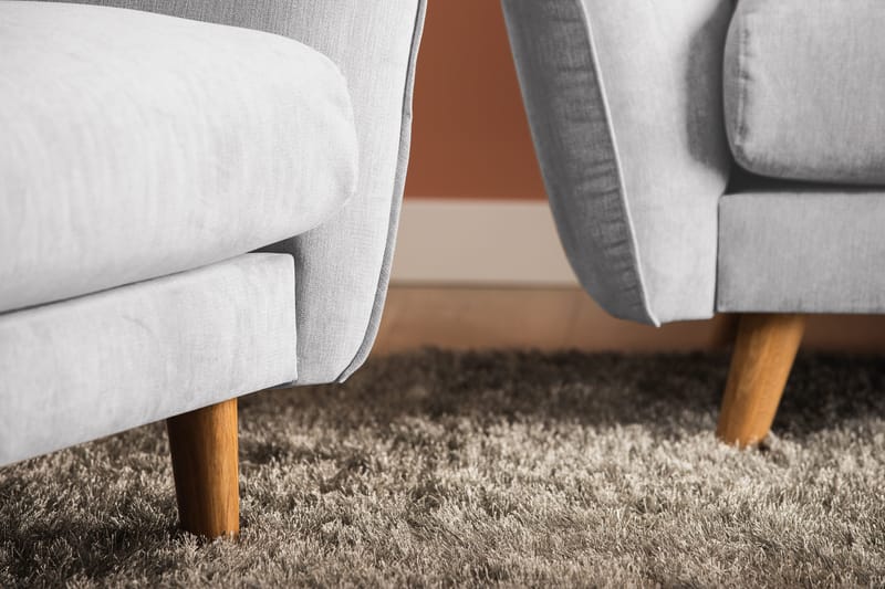 Trend Lyx 3-sits Tygsoffa - Ljusgrå - Products - Möbler - Soffa - 3 sits soffa