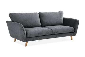 Trend Lyx 3-sits Tygsoffa - Mörkgrå - Products - Möbler - Soffa - 3 sits soffa