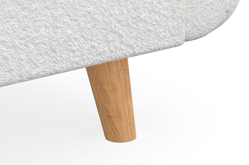 Trend Lyx 4-sits Högervänd U-formad Soffa med Divan och Schäslong i Bouclé - Vit - Products - Möbler - Soffa - U-soffa