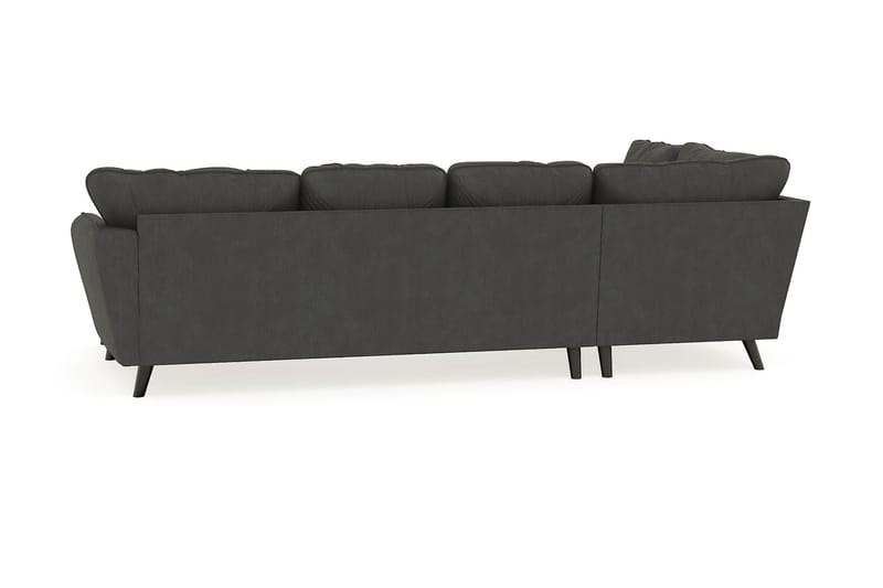 Trend Lyx 4-sits Högervänd U-formad Soffa med Divan och Schäslong i Manchester - Mörkgrå - Products - Möbler - Soffa - U-soffa
