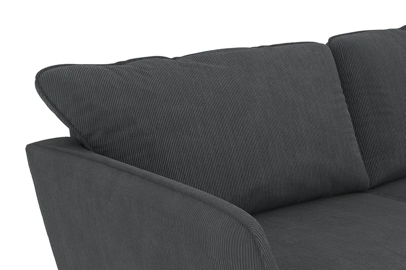 Trend Lyx 4-sits Högervänd U-formad Soffa med Divan och Schäslong i Manchester - Mörkgrå - Products - Möbler - Soffa - U-soffa