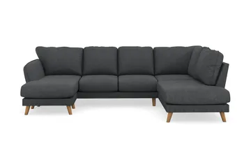 Trend Lyx 4-sits Högervänd U-formad Soffa med Divan och Schäslong i Manchester