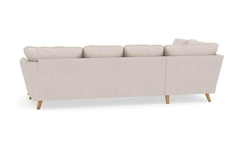 Trend Lyx 4-sits Högervänd U-formad Soffa med Divan och Schäslong i Tyg - Beige - Products - Möbler - Soffa - U-soffa