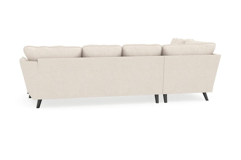 Trend Lyx 4-sits Högervänd U-formad Soffa med Divan och Schäslong i Tyg - Beige - Products - Möbler - Soffa - U-soffa