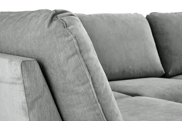 Trend Lyx 4-sits Högervänd U-formad Soffa med Divan och Schäslong i Tyg - Grå - Products - Möbler - Soffa - U-soffa