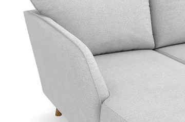 Trend Lyx 4-sits Högervänd U-formad Soffa med Divan och Schäslong i Tyg - Ljusgrå - Products - Möbler - Soffa - U-soffa