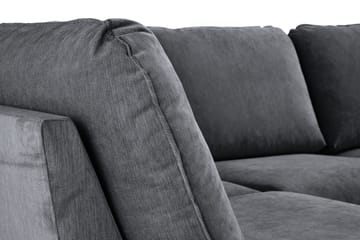 Trend Lyx 4-sits Högervänd U-formad Soffa med Divan och Schäslong i Tyg - Mörkgrå - Products - Möbler - Soffa - U-soffa