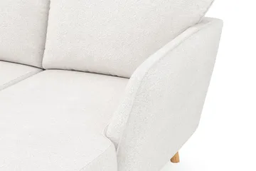 Trend Lyx 4-sits Vänstervänd U-formad Soffa med Divan och Schäslong i Bouclé - Vit - Products - Möbler - Soffa - U-soffa